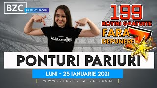 Ponturi pariuri sportive 25.01.2021