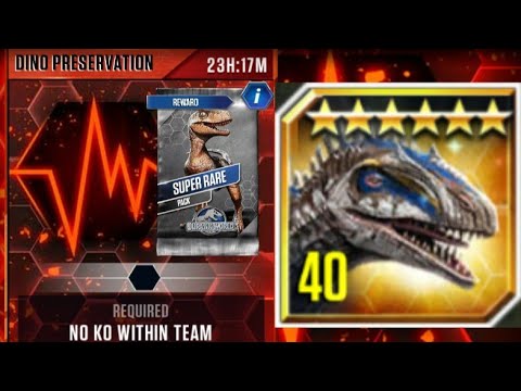 ACROCANTHOSAURUS VS Dino Preservation NO KO within team - Juassic World The Game