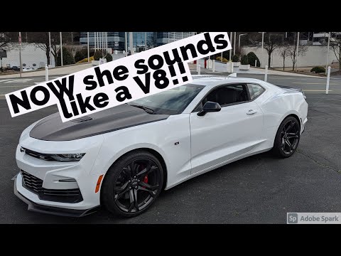 Camaro SS 1LE - MBRP Axle Back Exhaust Install and POV Drive!!!