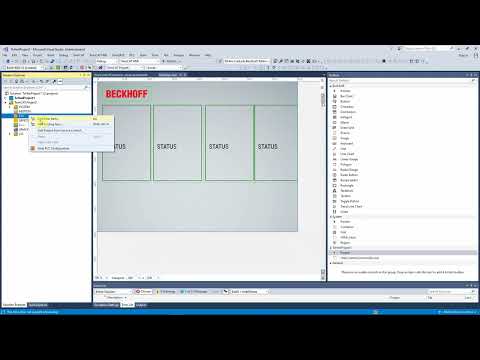 Details of User control development in TwinCAT HMI environment.