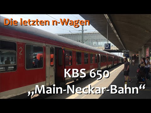 Die letzten n-Wagen - Teil 5: Die Main-Neckar-Bahn