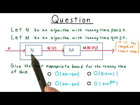 Running Time of Composition Quiz GT Computability Complexity Theory Complexity