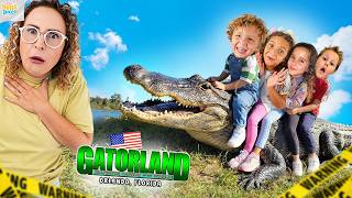 UM DIA INTEIRO NO PARQUE DOS JACARÉS - FAMÍLIA BELLA E LUCCA SHOW