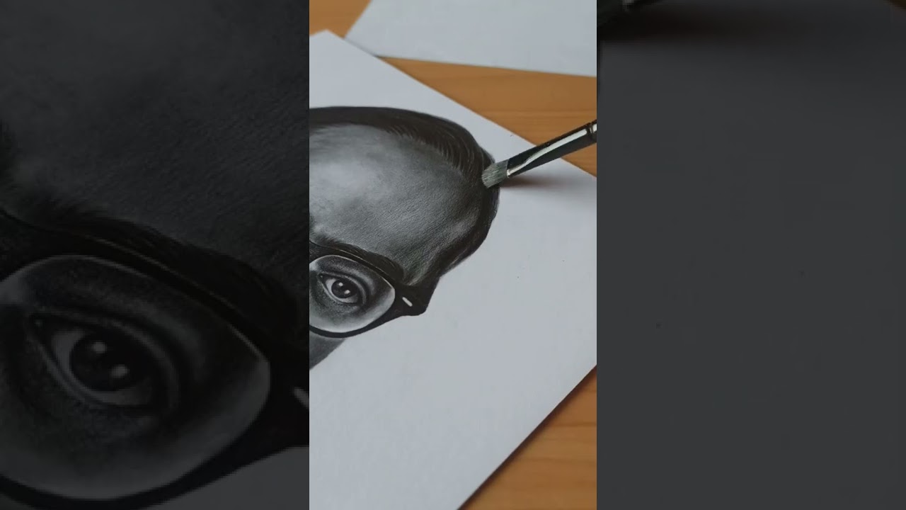 Dr. BR Ambedkar drawing by Amit sikdar arts #shorts #art #brambedkar part-2