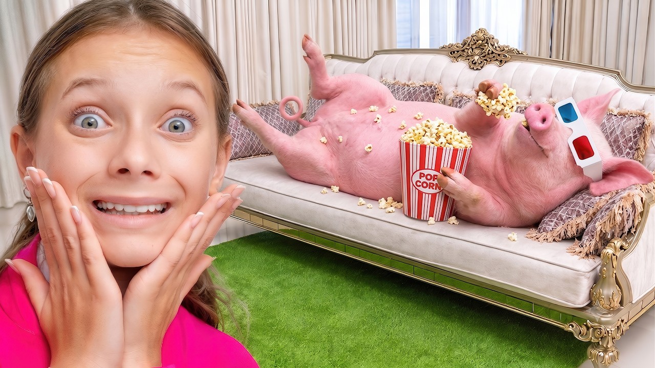 Farm Animals Took Over the House! Kids Learn How They Live and What They Eat