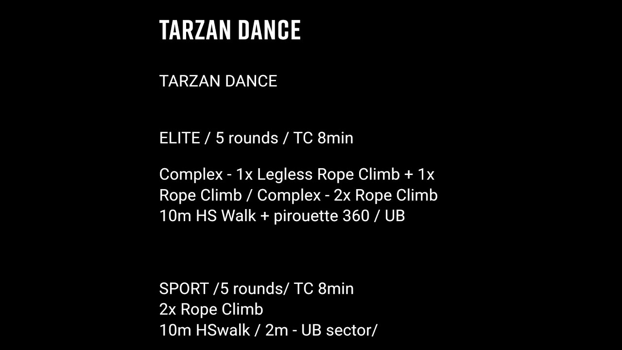 Bartek Day2 Bohemian Throwndown 2024 WOD TARZAN DANCE