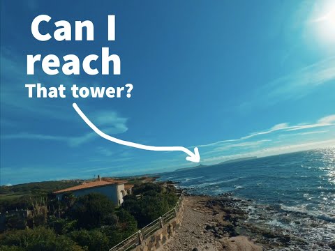 Long range in Sardegna: from Seu to Tharros. Can I reach the other tower?
