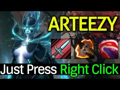 Arteezy Dota 2 [Phantom Assassin] Just Press Right Click ! Easy Game