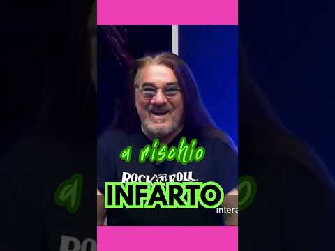 Pino scotto rischia l'infarto parlando di Piero pelu' #pinoscotto #crazyteam #rocktv #SHORT