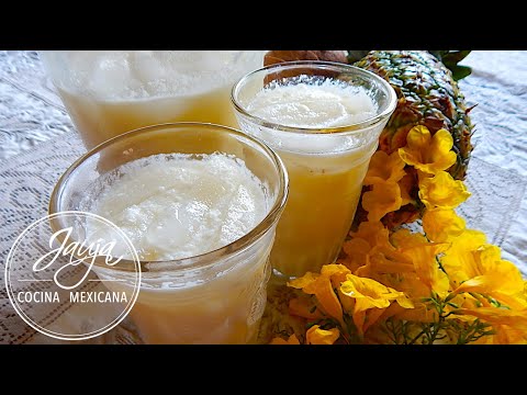 La Original Agua Fresca de Piña Colada Cremosita Video