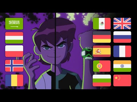 BEN 10 GALACTIC MONSTERS INTRO IN DIFFERENT LANGUAGES • Ben 10 omniverse • Multilanguage