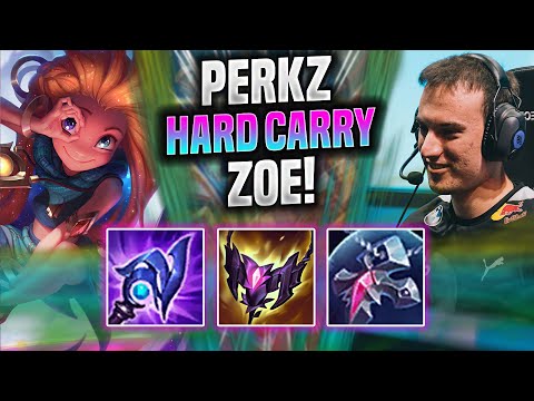 PERKZ HARD CARRY WITH ZOE! - VT Perkz Plays Zoe Mid vs Veigar! | Season 2022