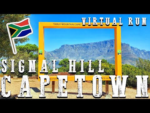 🆃RE🅰DMILL | Virtual 🆁un - SIGNAL HILL DOWNHILL - CAPETOWN - South Africa #treadmill #virtualrun #run