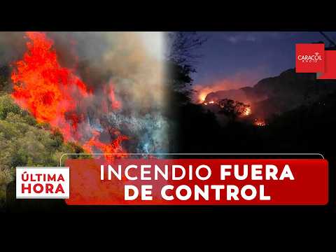 Incendio forestal fuera de control amenaza a Ibagué y Coello | Última Hora