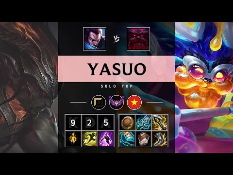Yasuo Top vs Ornn - VN Master Patch 25.09