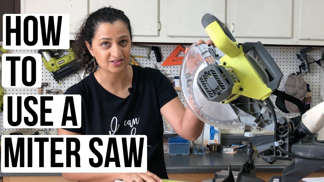 How to use a Miter Saw - A complete beginner's guide