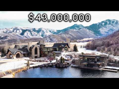 Inside A BILLIONAIRE Mega Mansion With Its Own Lake