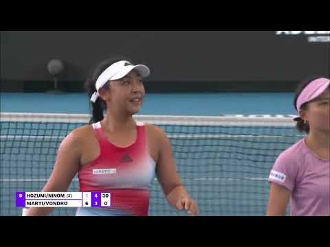 Martincova/Vondrousova vs. Hozumi/Ninomiya | Adelaide 2 Doubles Final Highlights