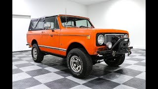 Video Thumbnail for 1978 International Harvester Scout