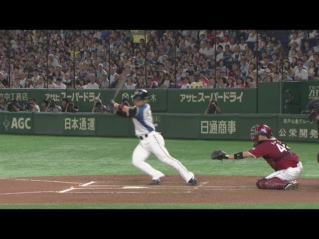 【6回裏】ファイターズ・近藤 試合を振り出しに戻す同点タイムリー!! 2019/9/11 F-E