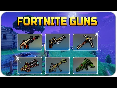 Pixel Gun 3D - Fortnite Weapons Gameplay