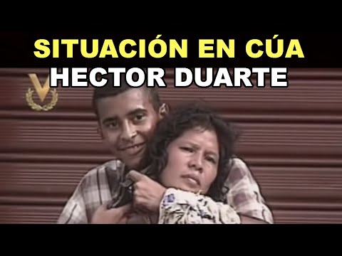 SITUACIÓN EN CÚA, VENEZUELA. Captada en televisión en VIVO.