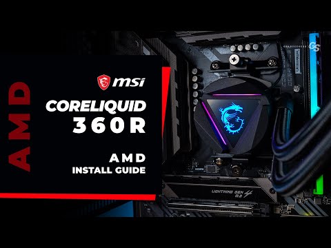 HOW TO MSI MAG Coreliquid 360R & 240R AMD AM4