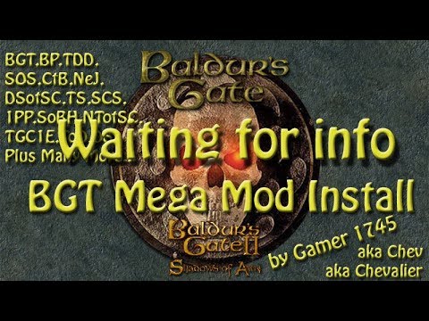 Let's Play Baldur's Gate Trilogy Mega Mod Part Info