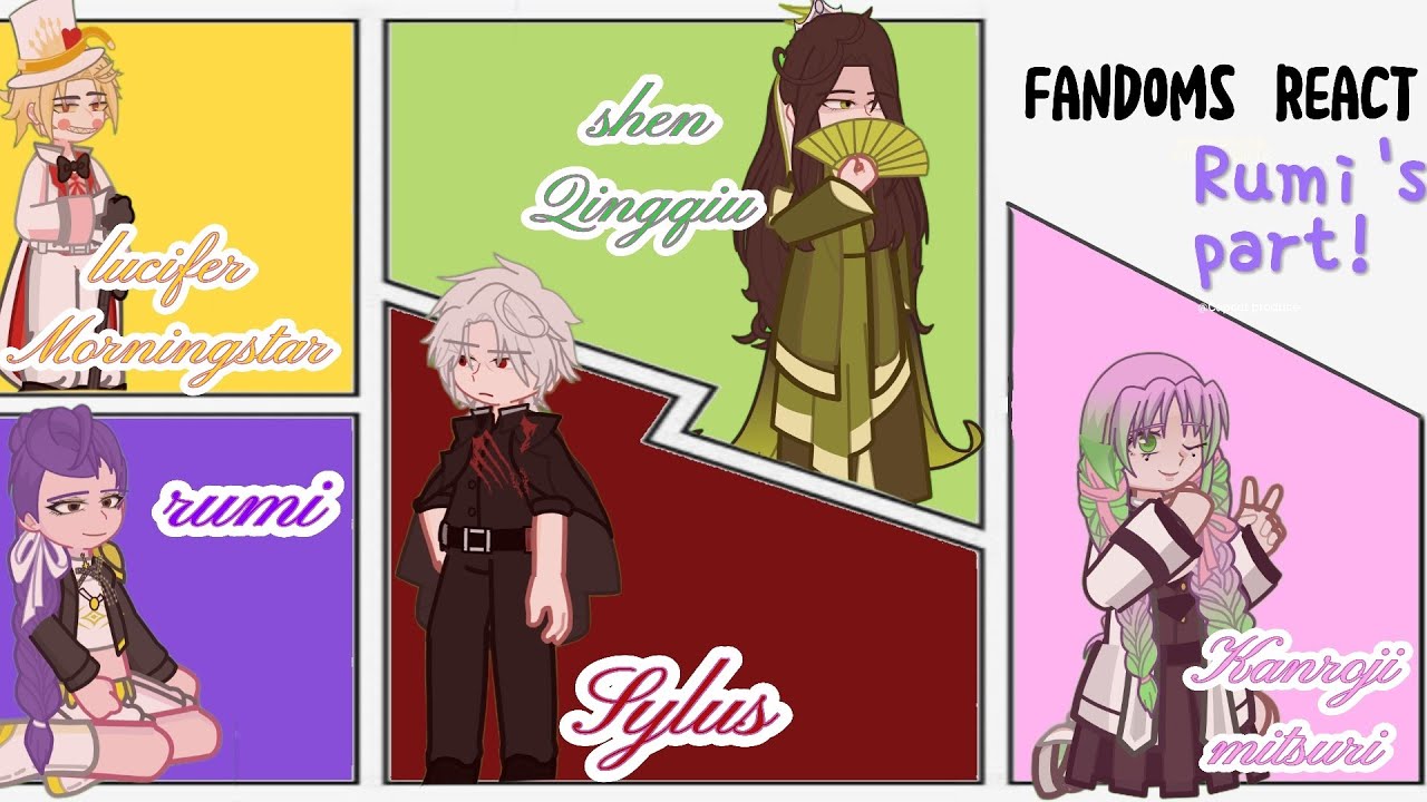 Fandoms react to each other || Part 01/05 || Rumi from K-pop demon hunters 