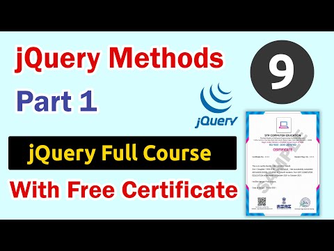 jQuery Methods Part 1