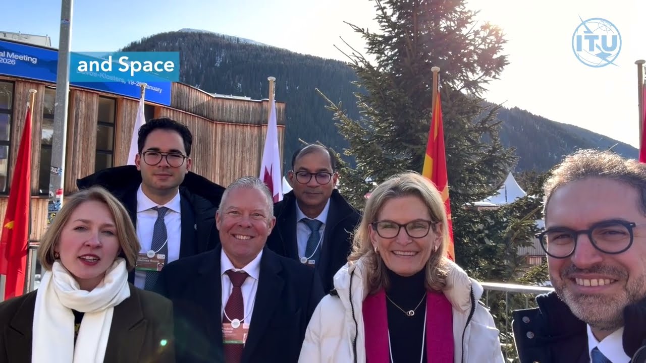 #TeamITU is back in Davos at the World Economic Forum 2026