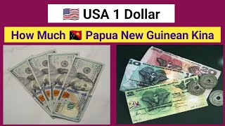 Papua New Guinea Currency to United States Dollar | US Dollar to Guinean Kina Exchange Rate Today