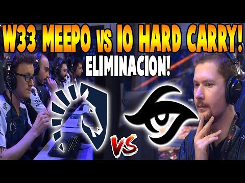 LIQUID vs SECRET [BO3] - ELIMINACIÓN "W33 Meepo vs IO WISP HC" - TI9 THE INTERNATIONAL 2019 DOTA 2