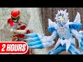 Red Ranger Trapped In ICE Power Rangers Dino Super Charge Full Episodes 1 To 5 Mini Movie
