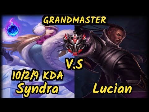 G2 Perkz (SYNDRA) vs LUCIAN - 10/2/9 KDA BOTTOM ADC GAMEPLAY - EUW Ranked GRANDMASTER