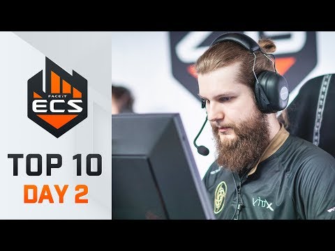 Top 10 Best Plays - ECS S8 FINALS Day 2 - Feat. Brollan, twist, kNgV!