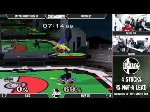 Bay Area Monthlies #4: HMW Show - Luis (Marth) v HMW (Falco)