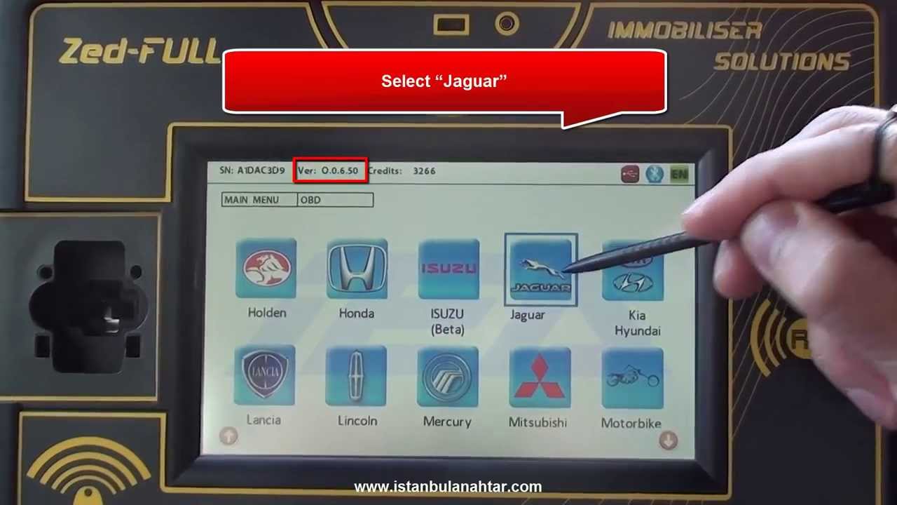 XJ - Key programming