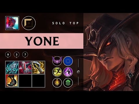 Yone Top vs Gragas - EUW Master Patch 25.24