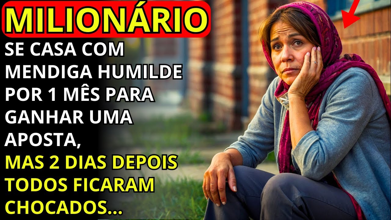 MILIONÁRIO SE CASA COM MENDIGA HUMILDE POR 1 MÊS PARA GANHAR UMA APOSTA, MAS 2 DIAS DEPOIS...