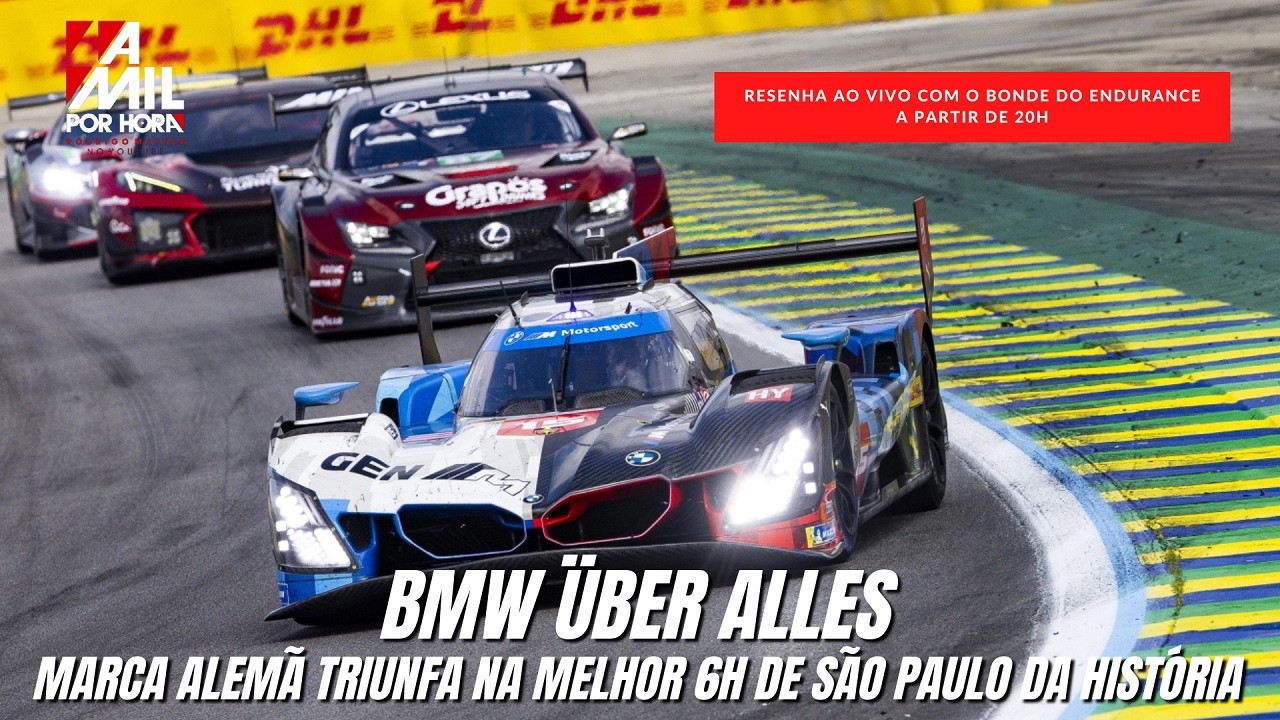 MUNDIAL DE ENDURANCE | RESENHA DAS 6H DE SÃO PAULO COM O BONDE DO ENDURANCE | AO VIVO - 20H