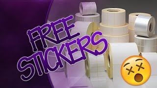 HOW TO GET FREE STICKERS! Step by Step