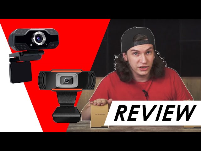 Vídeo relacionado con Webcam HD 1080p, cámara web USB para ordenador de sobremesa o portátil, Full HD, ángulo panóramico de 110 grados, ideal para hacer transmisiones en directo, llamadas, conferencias y para juegos