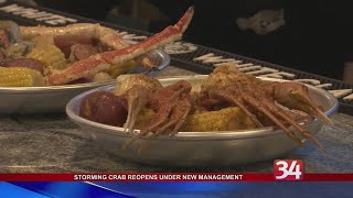 Storming Crab Reopens