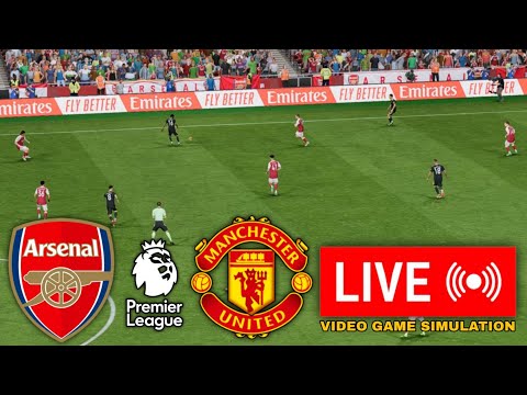 🔴 ARSENAL vs MANCHESTER UNITED LIVE PREMIER LEAGUE 2025/26 | FC25 Simulation