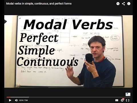 Modal verbs in  simple, continuous, and perfect forms