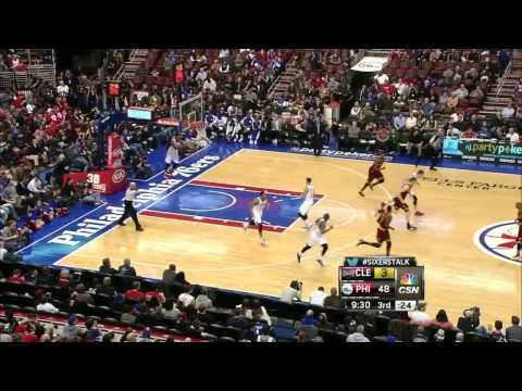 Kyrie Irving vs Philadelphia 76ers 2014.02.18