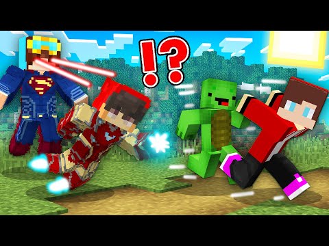 Speedrunners JJ and Nico VS MARVEL Hunters Mikey and Cash in Minecraft - Maizen Zoey OVERPOWER