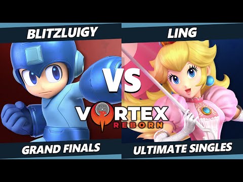 Vortex Legends 17 GRAND FINALS - BlitzLuigy (Mega Man) Vs. Ling (Peach) SSBU Ultimate Tournament