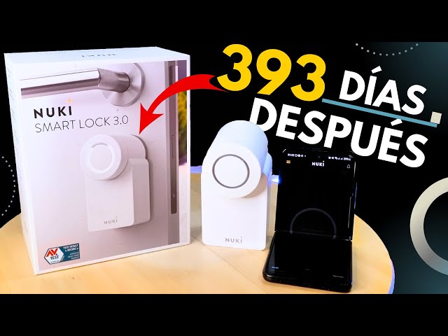 Vídeo relacionado con Nuki Smart Lock Go (2025) con Bluetooth & WiFi, Cerradura electrónica que convierte tu smartphone en llave y permite acceso sin llave, Cerradura Intelligente de fácil instalación sin cambiar cilindro